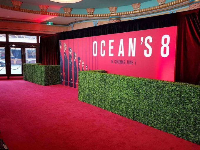 Artificial boxwood / hedge for events