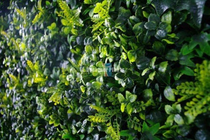 Artificial Green Wall Close Up