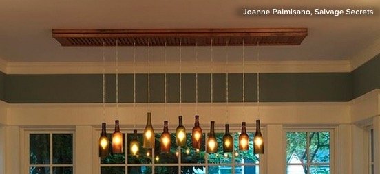 Recycle wine bottles