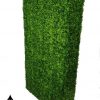 artificial / fake tall boxwood hedge