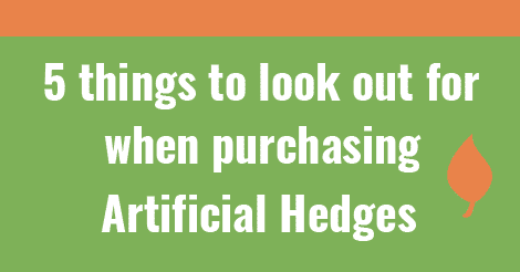 artificial hedges comparison