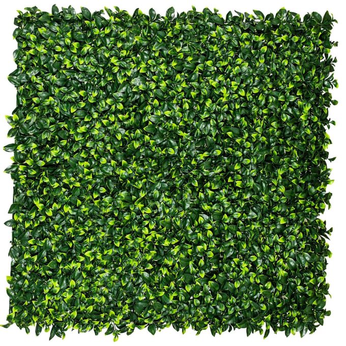 Jasmine leaf fake hedge panel tile