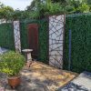 Artificial Hedge Panels with Jasmine Green Wall Mornington