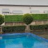 Pool are Jasmine hedge Panels on a timber fence