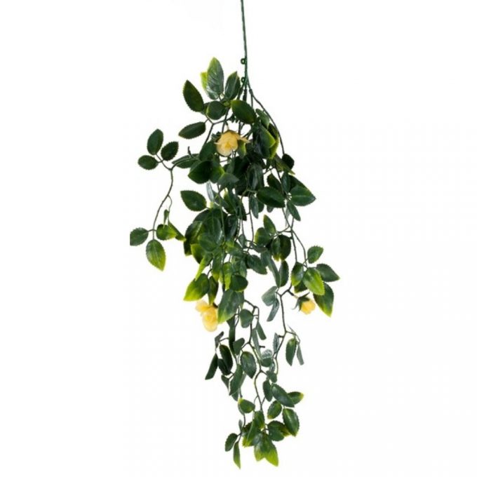 Artificial Plant-Yellow Mixed Hanging Foliage UV Resistant 60cm