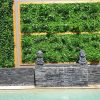 Luxury White Oasis Vertical Garden / Green Wall UV Resistant 1m x 1m