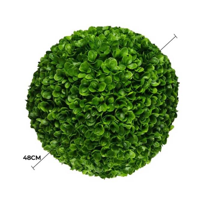 Large Clover Hedge Topiary Ball UV Resistant 44cm