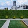 Green walls on an apartment building