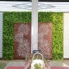 Artificial Vertical Garden Panel with Faux Fern Hedge Design