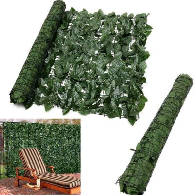 faux peach leaf ivy roll