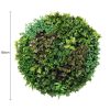 Artificial Green Wall Disc Art 150cm Dense Green Sensation (Onyx Black)