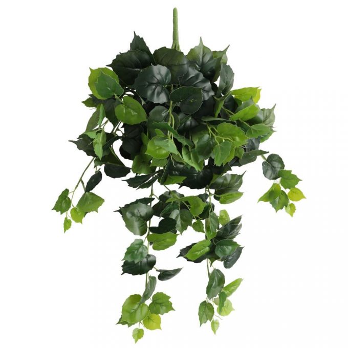 fake plants Variegated Hanging Foliage Bush 100cm