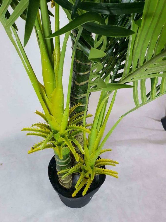 Multi trunk artificial hawaii palm tree