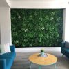 custom made living wall panel with faux grasses