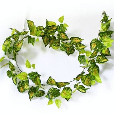 Artificial Plant-Mixed Yellow and Red Pothos Garland 190cm