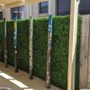 outdoor fake hedge panels