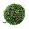 Artificial Green Wall Disc Art 150cm Dense Green Sensation