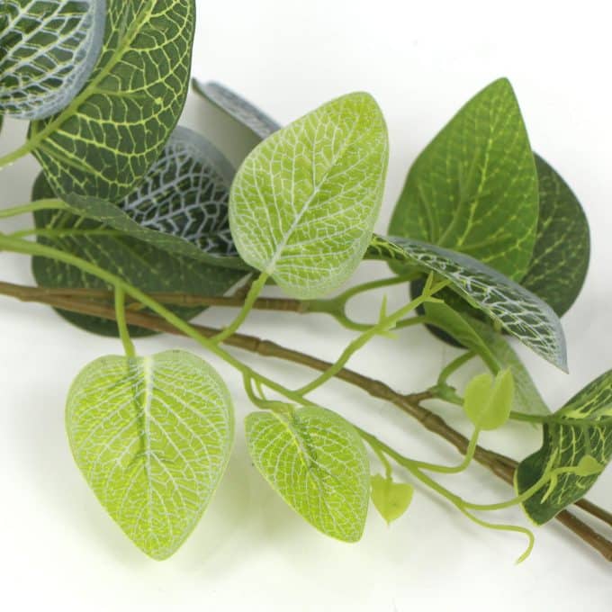 Artificial Light Fittonia Garland 190cm Light Green Faux Garland natural faux imitation stem