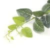 Artificial Light Fittonia Garland 190cm Light Green Faux Garland with Mixed Green Leaves