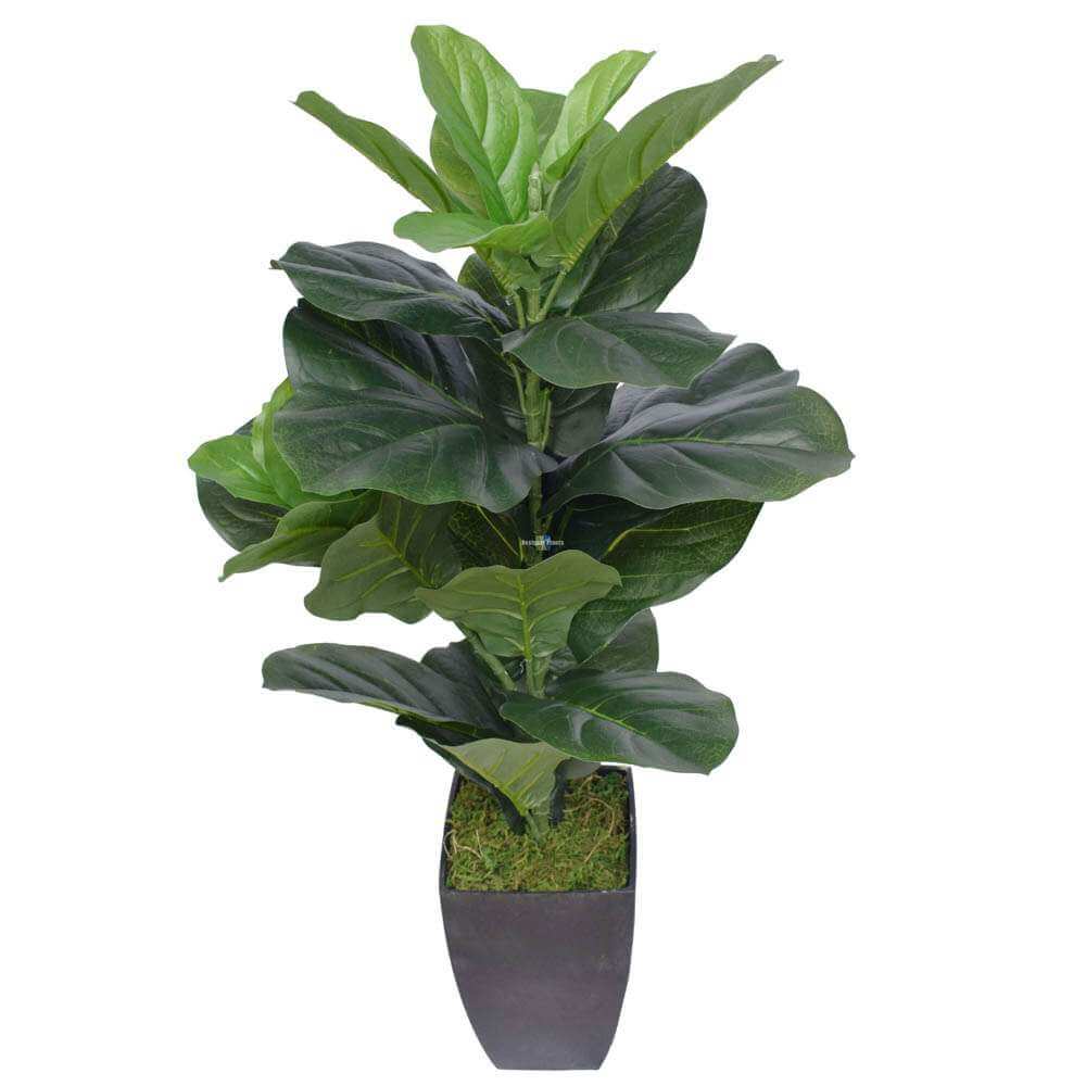 Potted artificial fiddle leaf fig 70cm