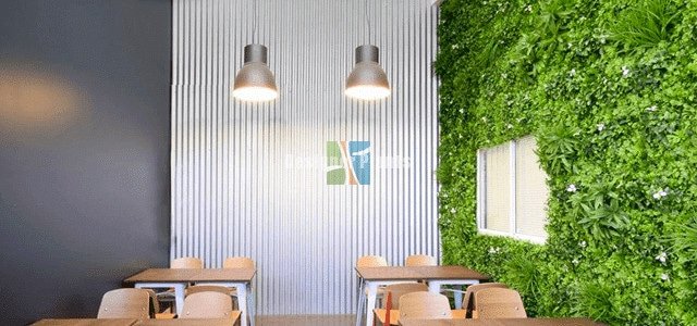 how to clean or maintain an artificial green wall