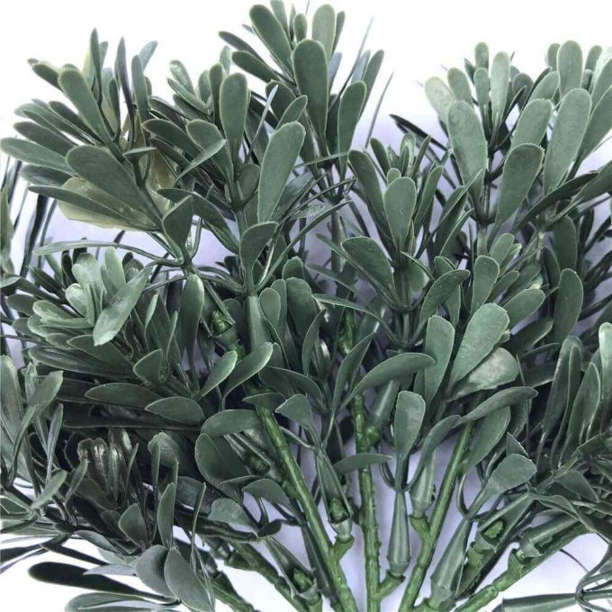 DLVS-28 23CM UV Fireproof Artificial Cypress leaf Bush details 3