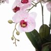 artificial orchid - potted faux pink orchid
