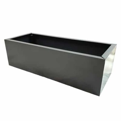 Gray Metal Planter Small