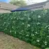 Natural looking Snowy White Panel Fence