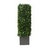 Aritficial Plant-Portable Jasmine Artificial Hedge Plant UV Resistant side with Planter