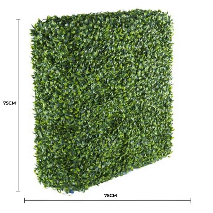 Portable Jasmine Artificial Hedge Plant UV Resistant 75cm X 75cm