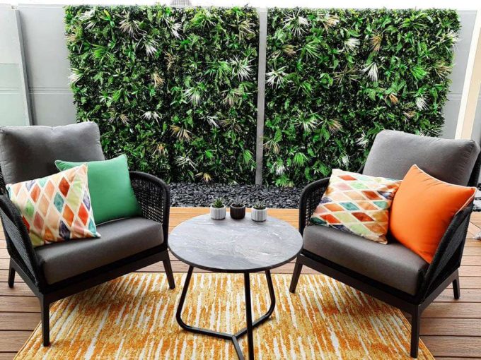 After Wild Tropics Vertical Garden Install