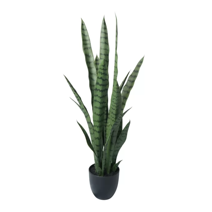 Artificial Snake Plant Tall Dark Green Mothers Iin Law Tongue