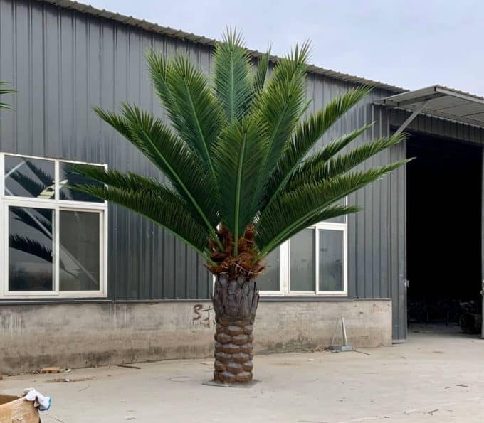 Tall Artificial Outdoor Fake Palm Tree