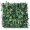 Powder coated backing on a luxury green wall panel