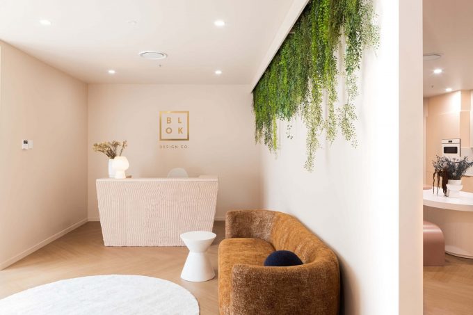 hanging artificial plants for an office
