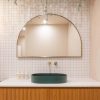 Fake hanging plants for a bathroom