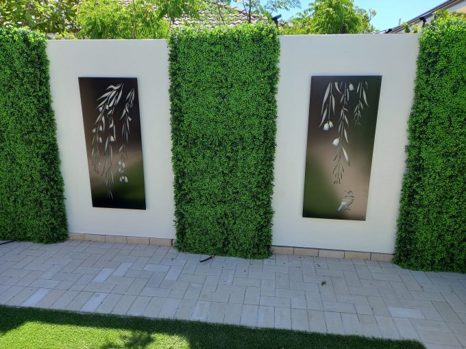 Luxury Deluxe Buxus (Bright) Hedge Panels UV Resistant 1m x 1m