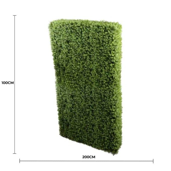 Deluxe Portable Buxus Hedge UV Resistant 100cm Long x 200cm High