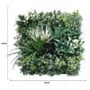 Bespoke Vertical Garden Green Wall UV Resistant 45cm x 45cm Fire Retardant