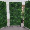 fake green wall plant stand