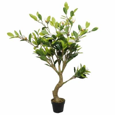 artificial flowering magnolia tree