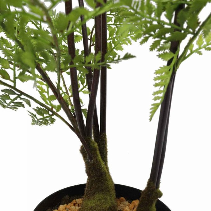 artificial fern with pot