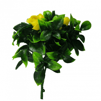 artificial yellow rose stems