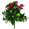 artificial flowering purple plant