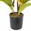 pot - artificial potted Codiaeum variegatum