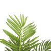 leaves - trunk - small potted artificial areca tree