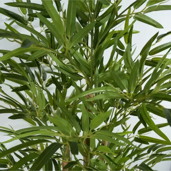 Foliages of Real Touch Leaves Natural Bamboo Trunk