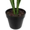 potted fake bird of paradise