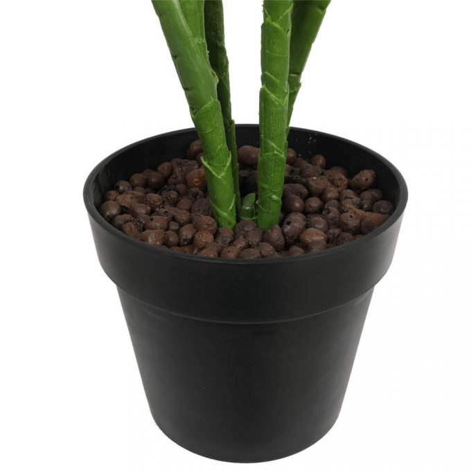 potted fake bird of paradise